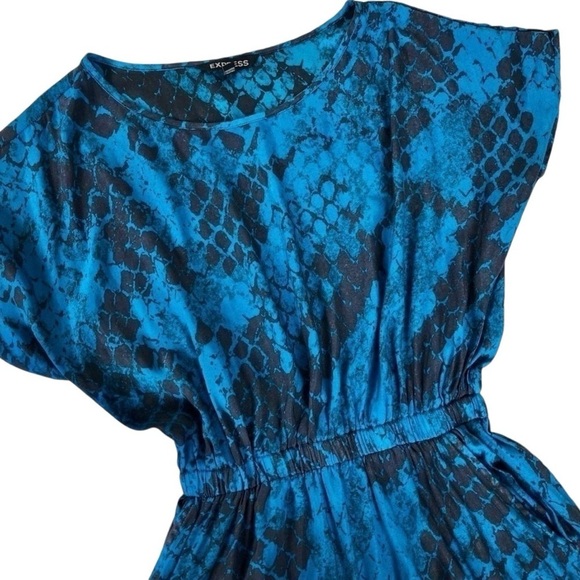 Express Snake Skin Print Dress XS - Picture 3 of 5